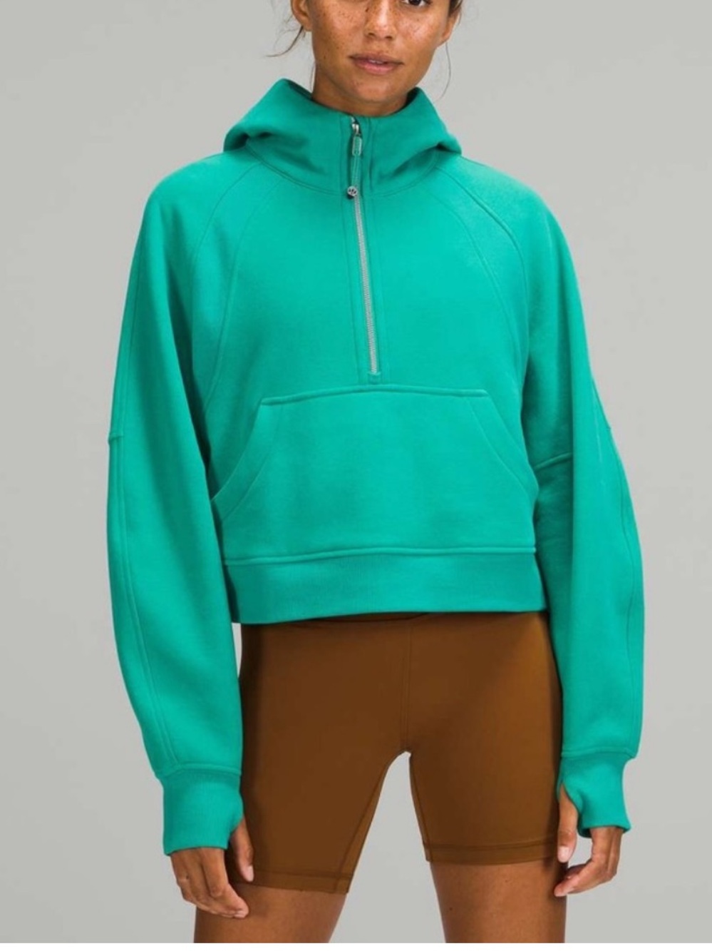 ⭐️Lululemon Scuba 1/2 Zip Sweatshirt green M/L⭐️